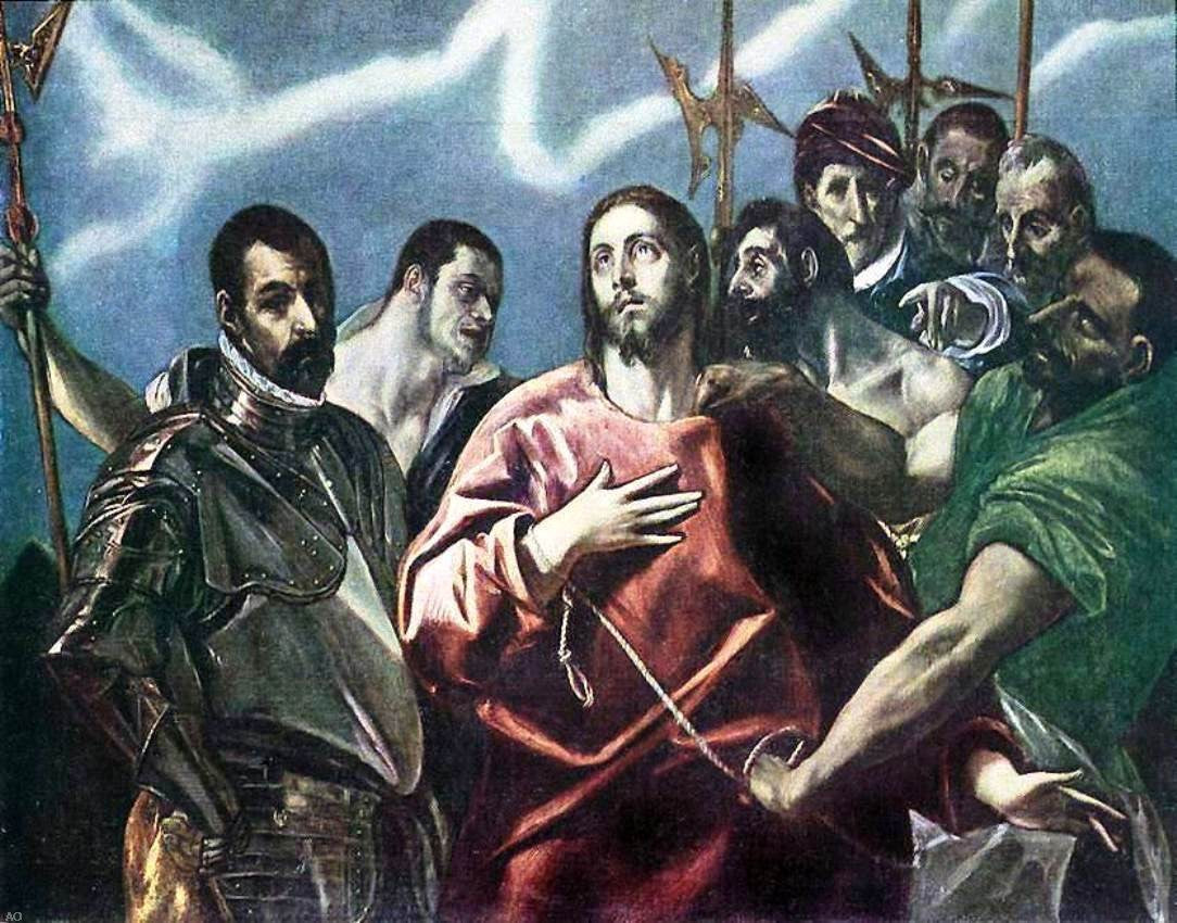 El Greco The Disrobing of Christ - Canvas Print