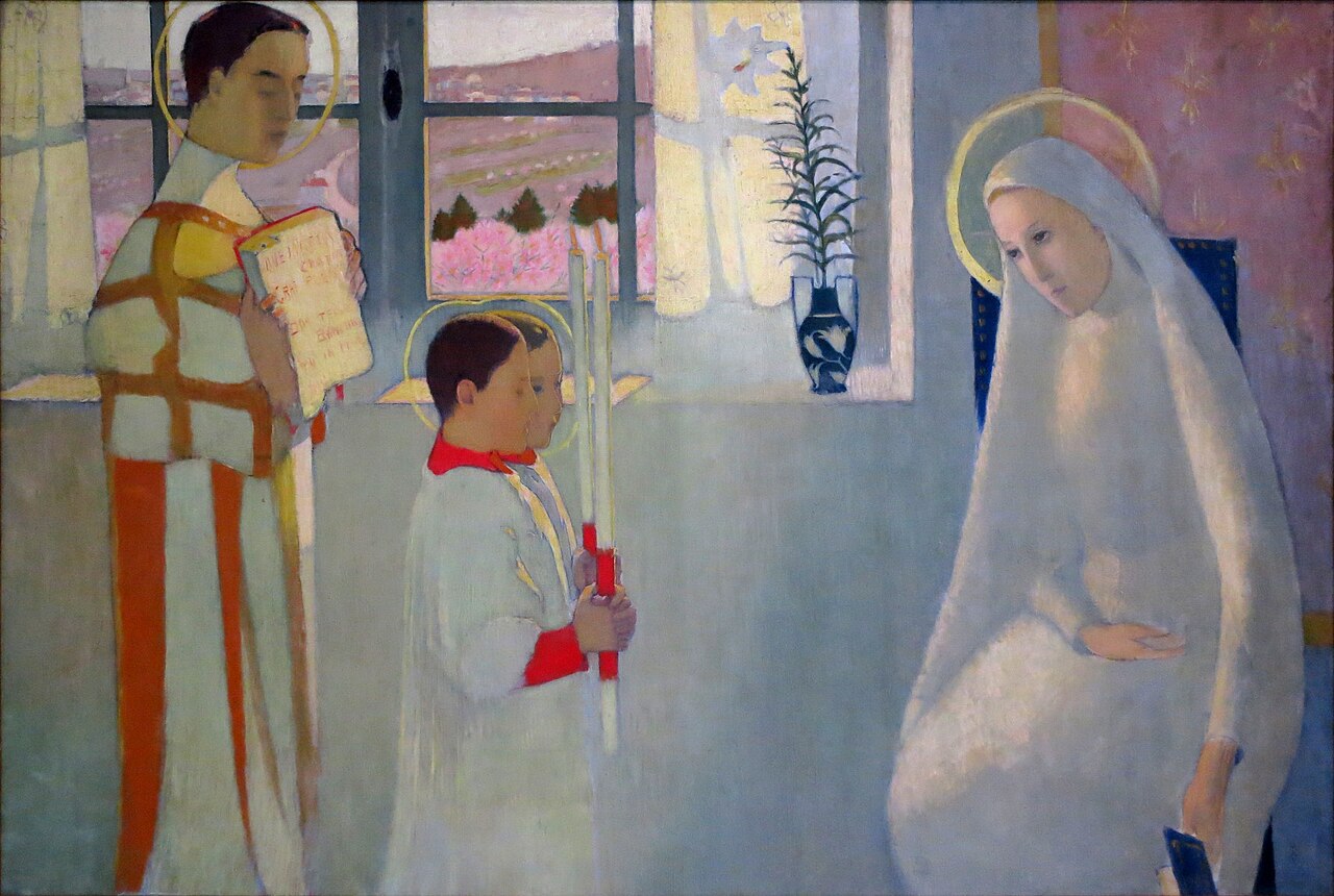 Maurice Denis Le Mystere Catholique - Canvas Print