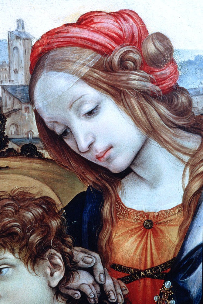 Filippino Lippi Holy Family (detail) - Canvas Print