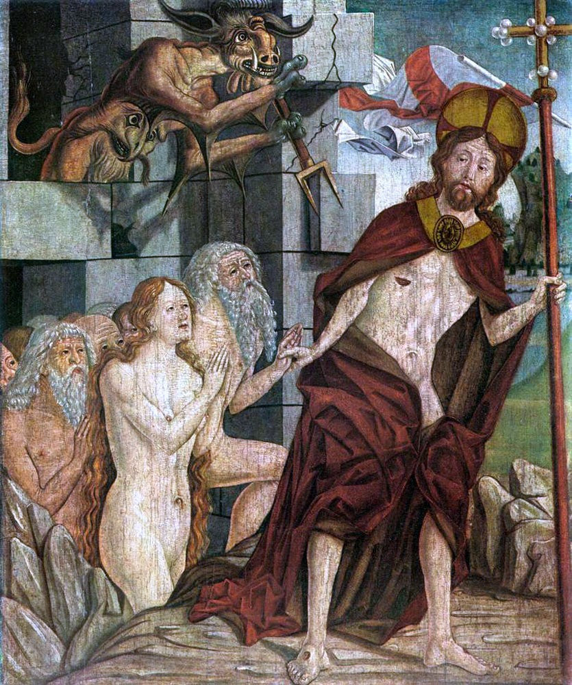 Friedrich Pacher Christ in Limbo - Canvas Print