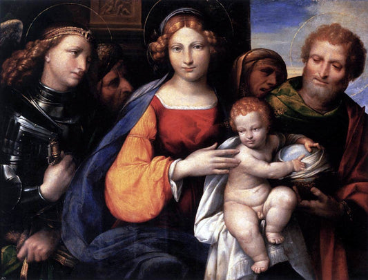 Garofalo Virgin and Child with Saints - Canvas Print