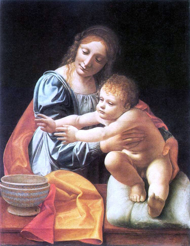 Giovanni Antonio Boltraffio The Virgin and Child - Canvas Print