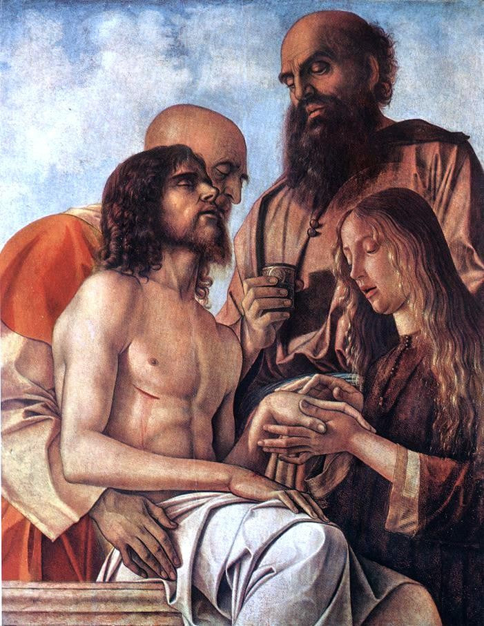 Giovanni Bellini Pieta - Canvas Print