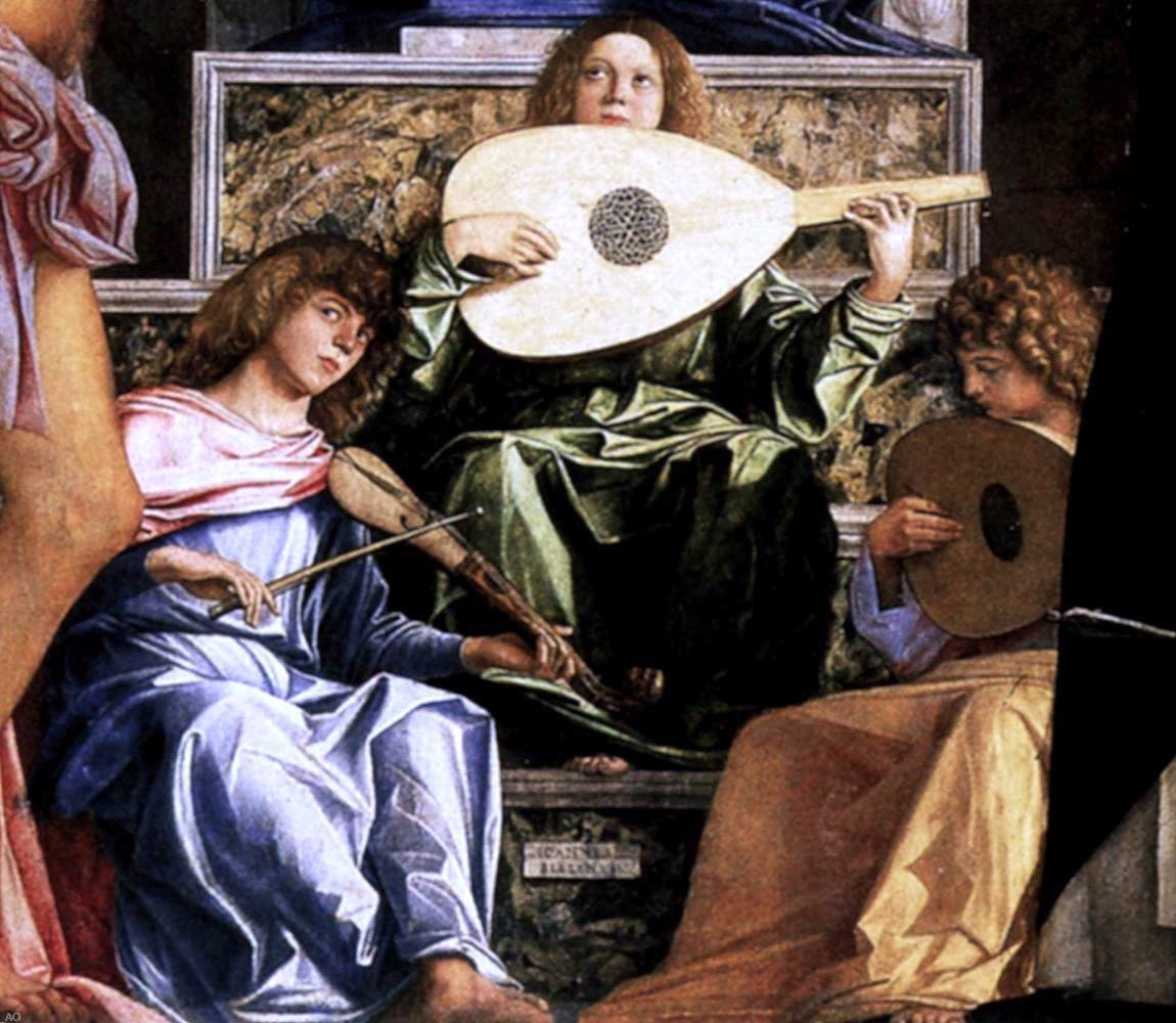 Giovanni Bellini San Giobbe Altarpiece (detail) - Canvas Print
