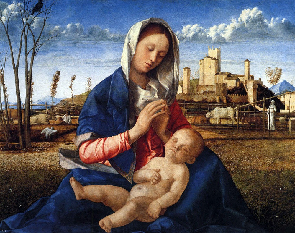 Giovanni Bellini Virgin and Child - Canvas Print