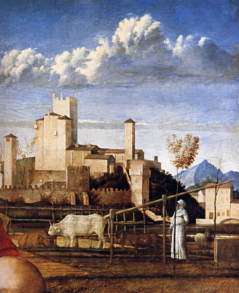 Giovanni Bellini Virgin and Child (detail) - Canvas Print