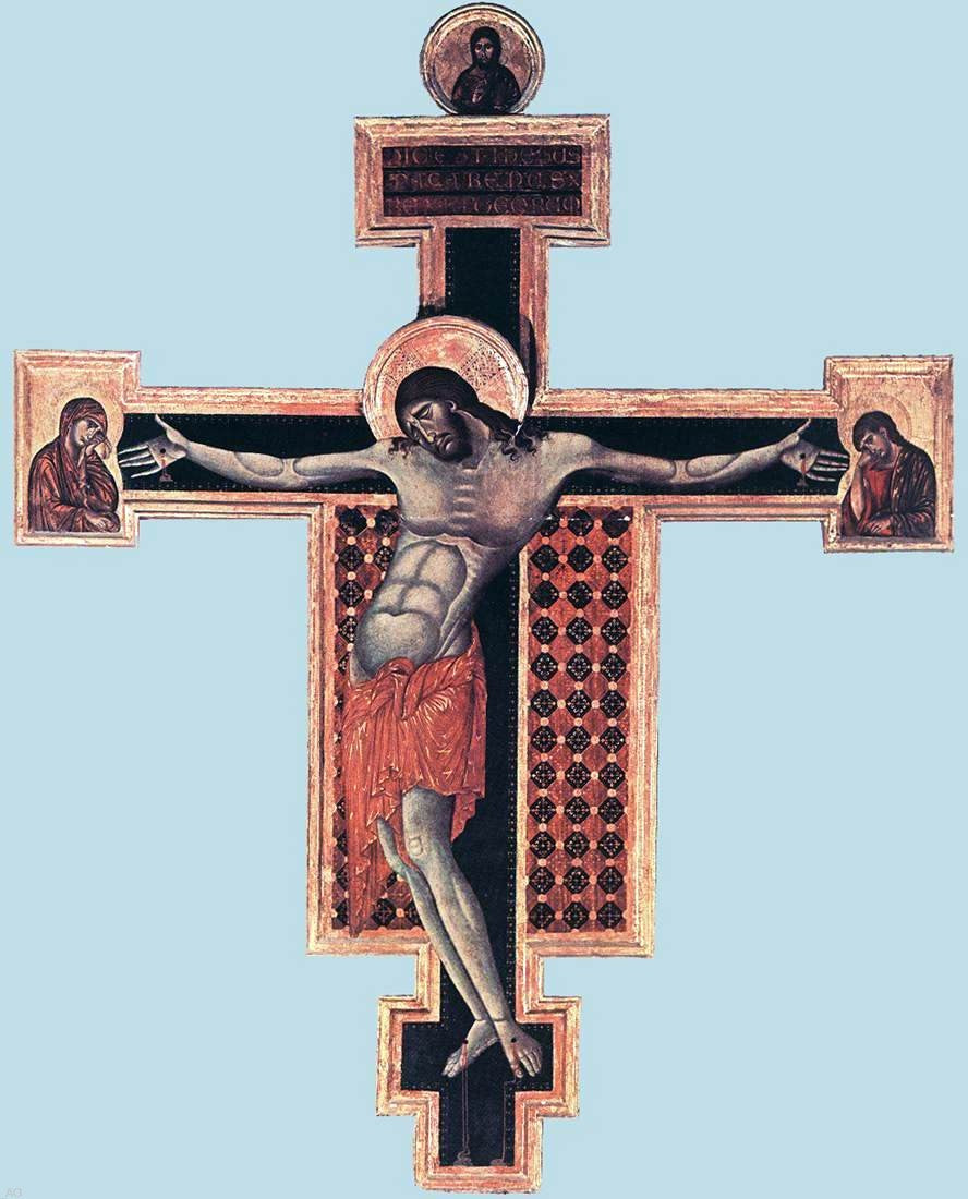 Giovanni Cimabue Crucifix - Canvas Print