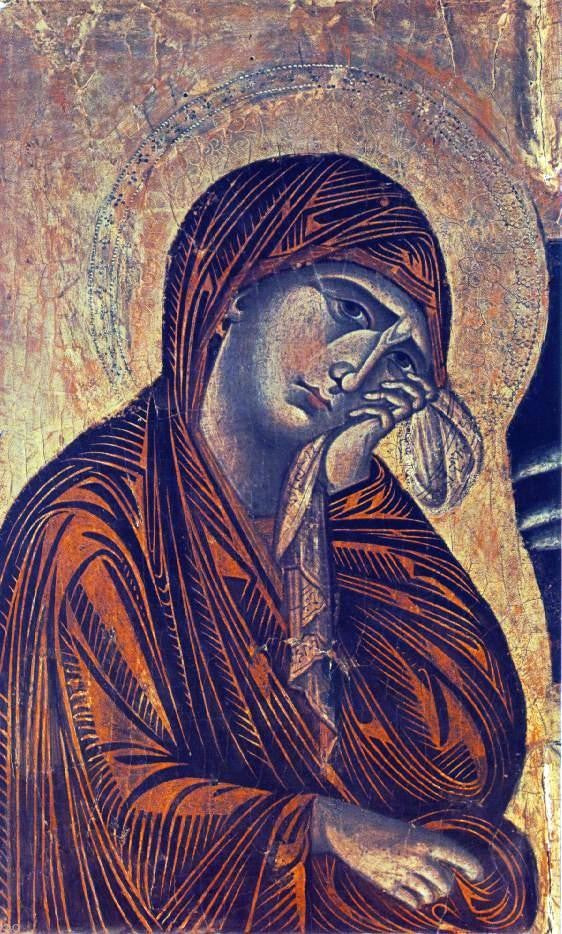 Giovanni Cimabue Crucifix (detail #1) - Canvas Print
