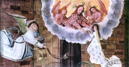 The Elder Hans Holbein Death of the Virgin (detail) - Canvas Print