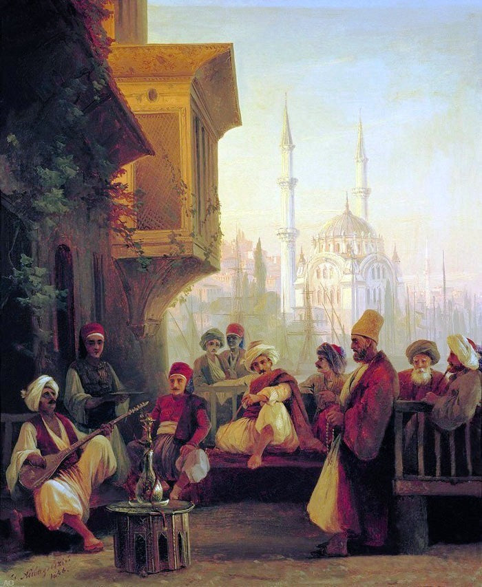 Ivan Constantinovich Aivazovsky Oriental scene - Canvas Print