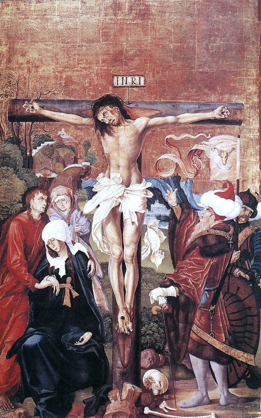 Master M S The Crucifixion - Canvas Print