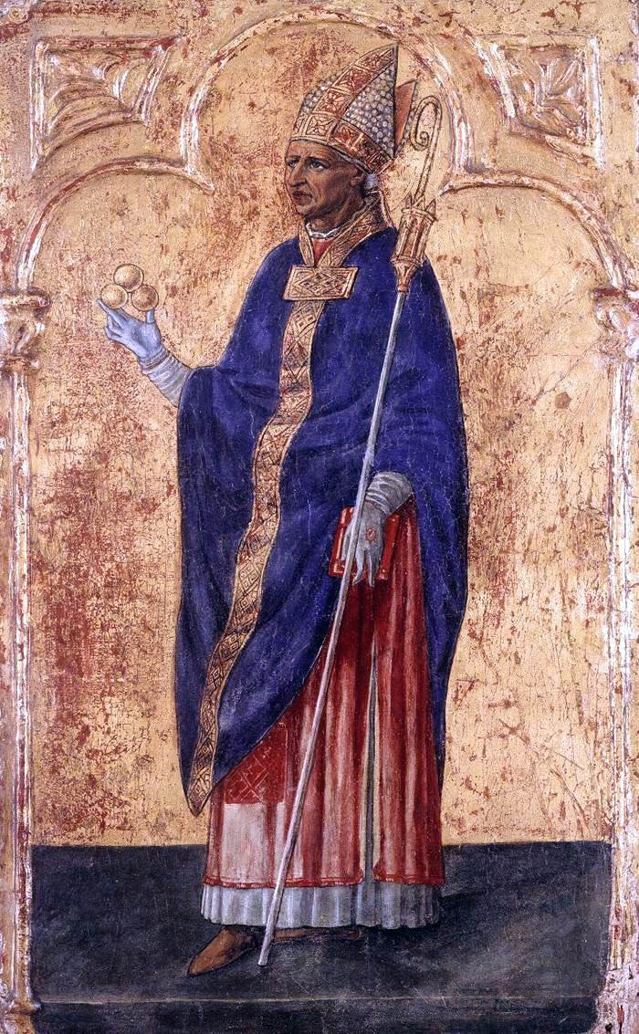 Matteo Di Giovanni St Nicholas of Bari - Canvas Print