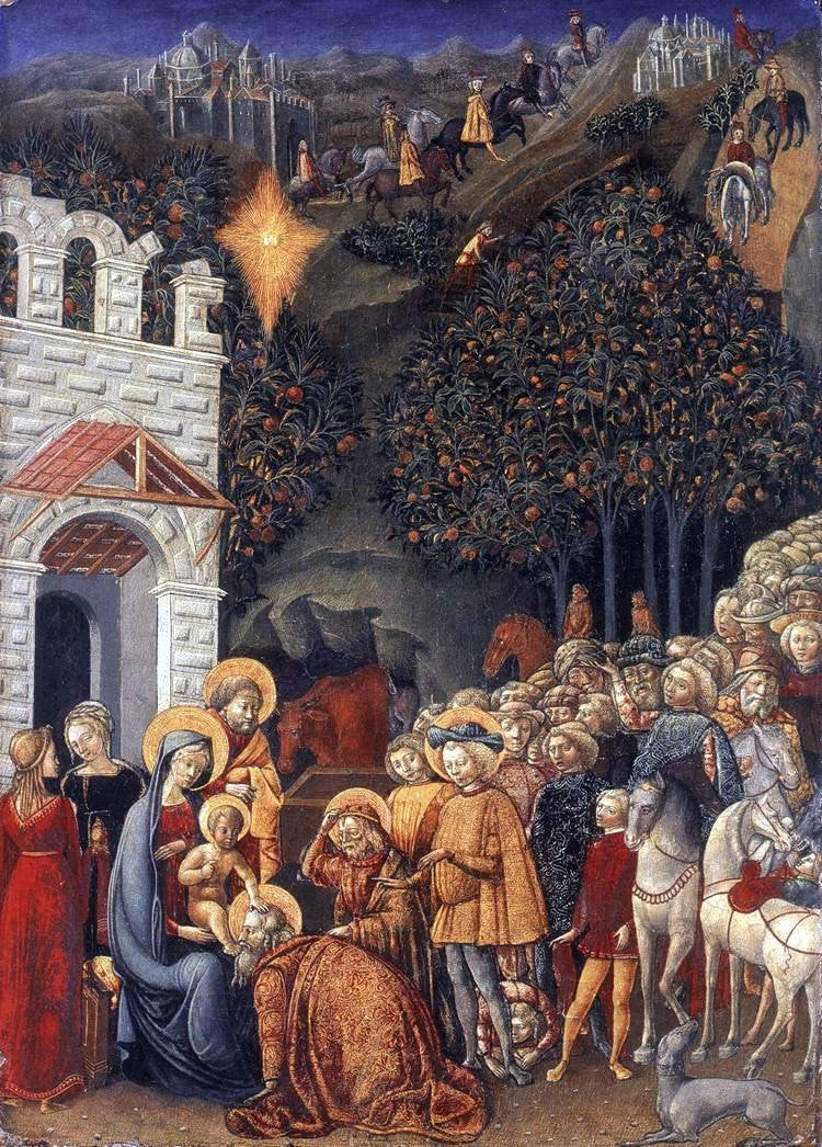 Michele di Michele Ciampanti Adoration of the Magi - Canvas Print