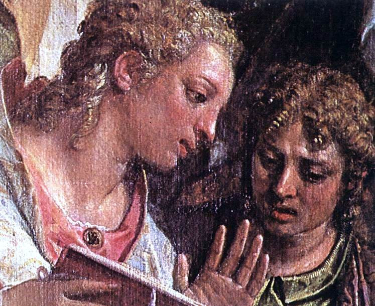 Paolo Veronese The Marriage of St Catherine (detail: 1) - Canvas Print