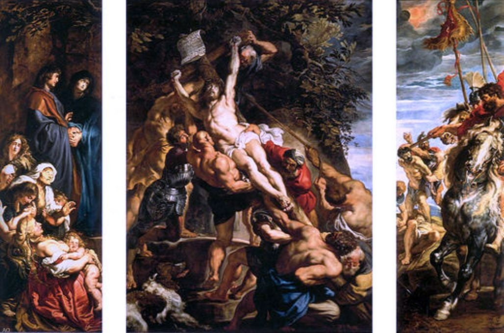 Peter Paul Rubens Raising of the Cross - Canvas Print