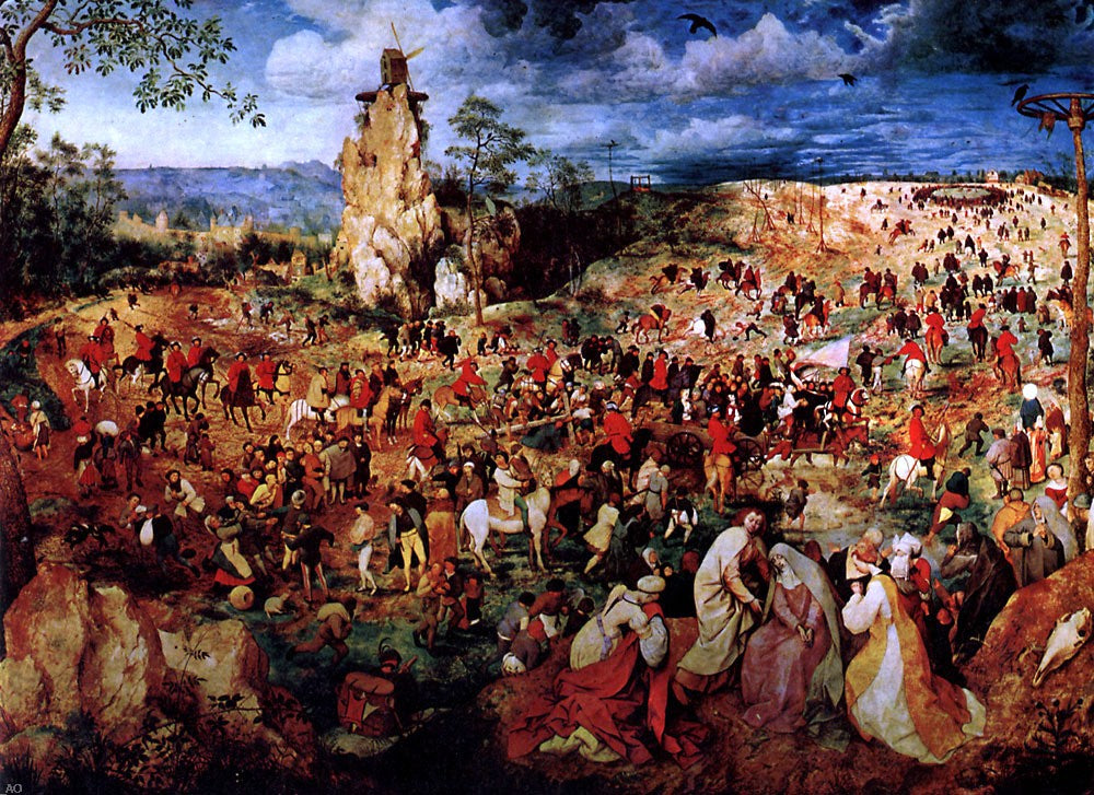 The Elder Pieter Bruegel The Procession to Calvary - Canvas Print