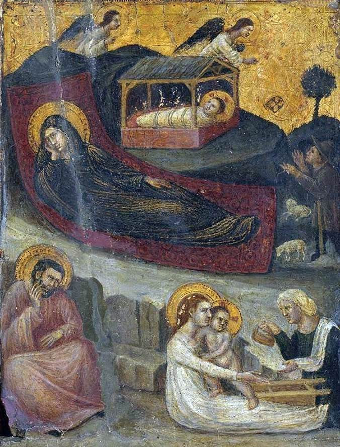 Pietro Da Rimini The Nativity - Canvas Print