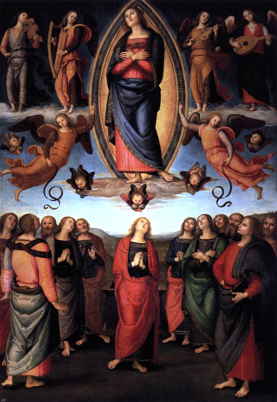 Pietro Perugino Assumption of the Virgin - Canvas Print