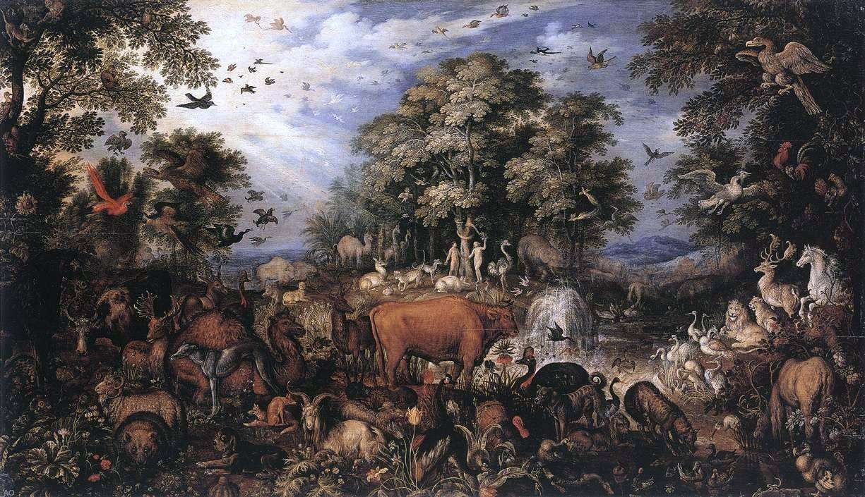 Roelandt Jacobszoon Savery The Paradise - Canvas Print