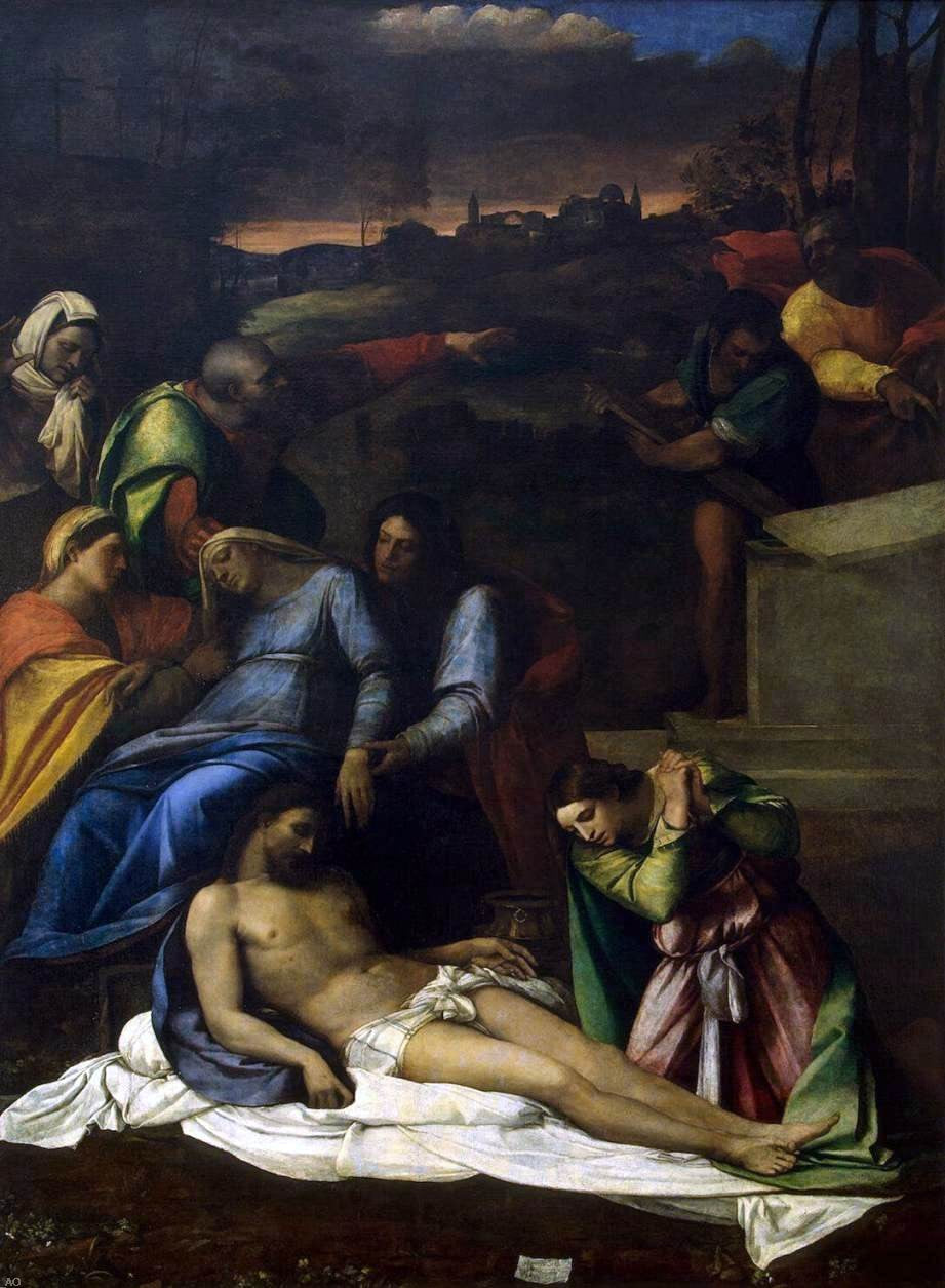 Sebastiano Del Piombo Deposition - Canvas Print