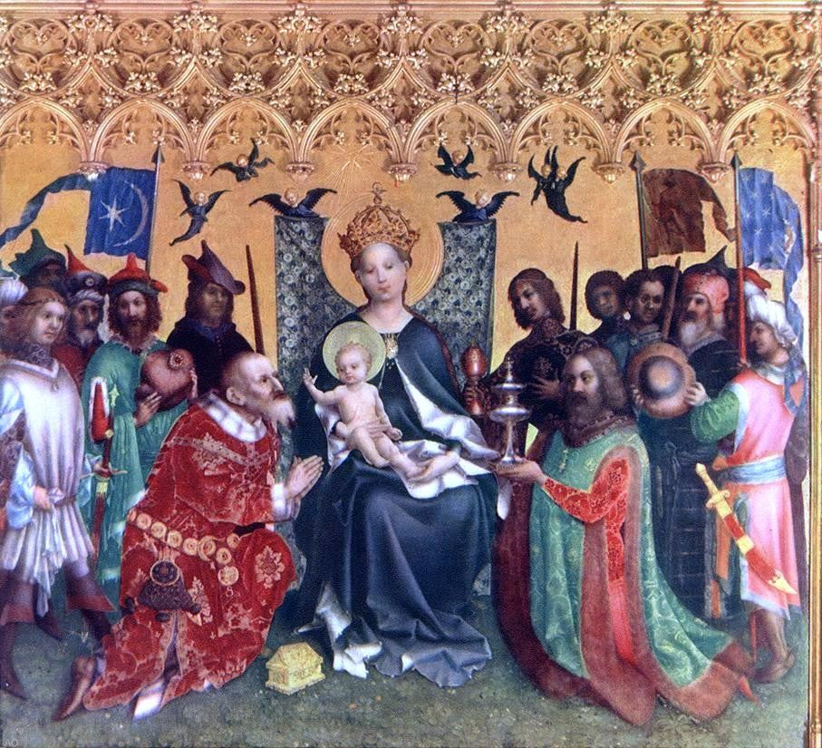 Stefan Lochner Adoration of the Magi - Canvas Print