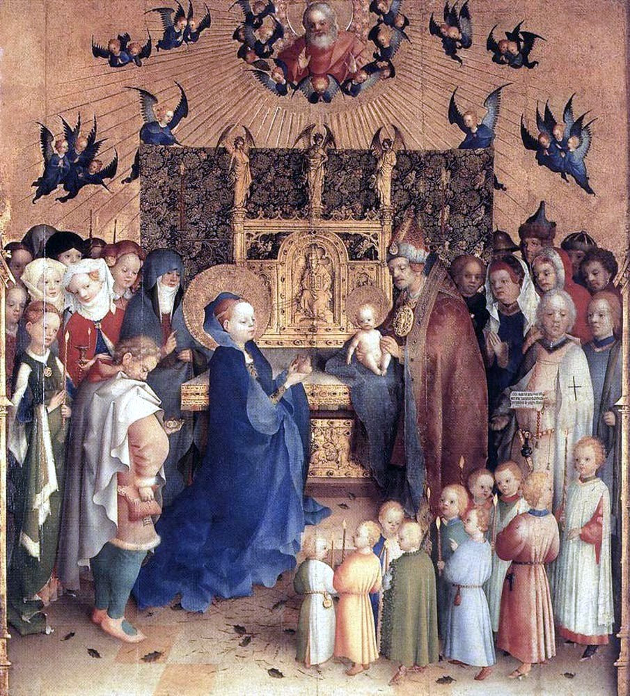 Stefan Lochner Presentation of Christ in the Temple - Canvas Print