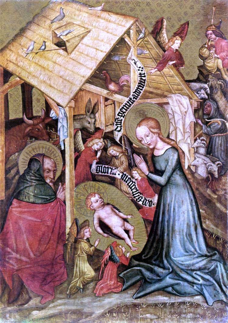 Unknown Bohemian Masters The Nativity - Canvas Print