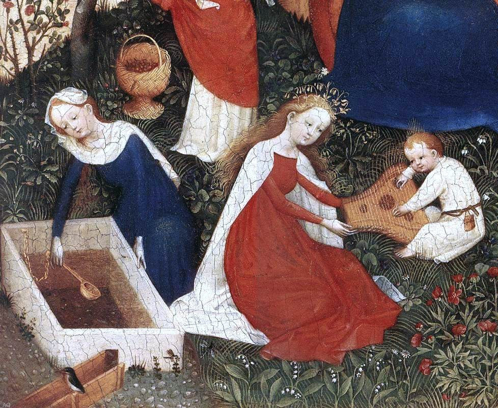 Unknown (2) Masters The Garden of Eden (detail) - Canvas Print