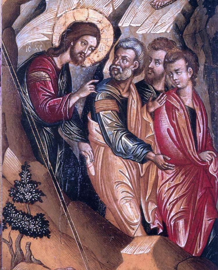 Unknown Painters Masters Transfiguration of Christ (detail) - Canvas Print