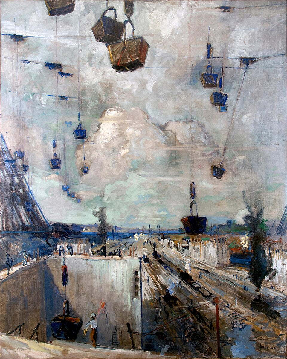 Jonas Lie Heavenly Hoist - Canvas Print