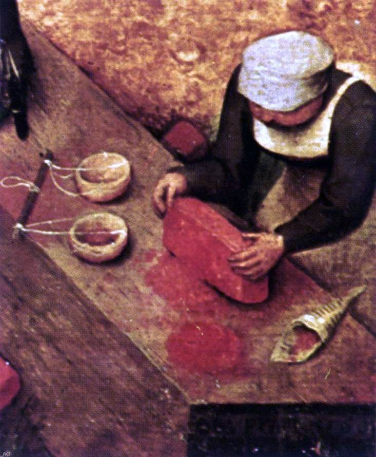 The Elder Pieter Bruegel Children's Games (detail) - Canvas Print
