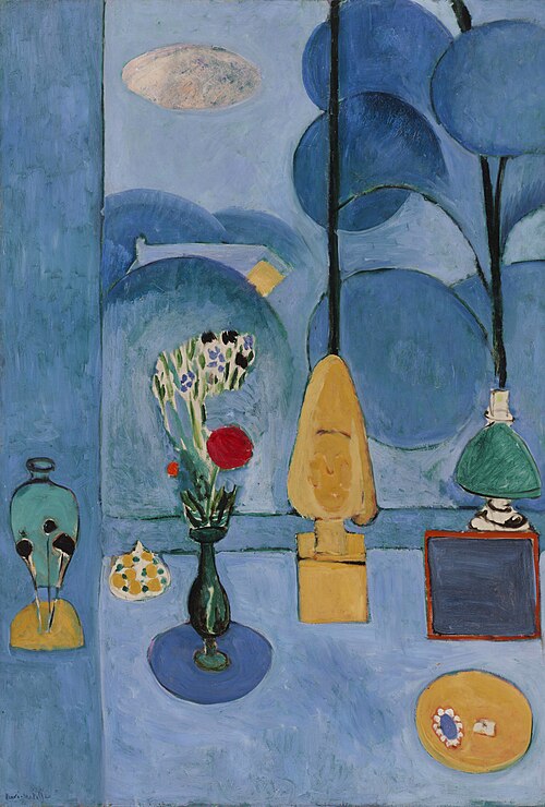 Henri Matisse The Blue Window - Canvas Print