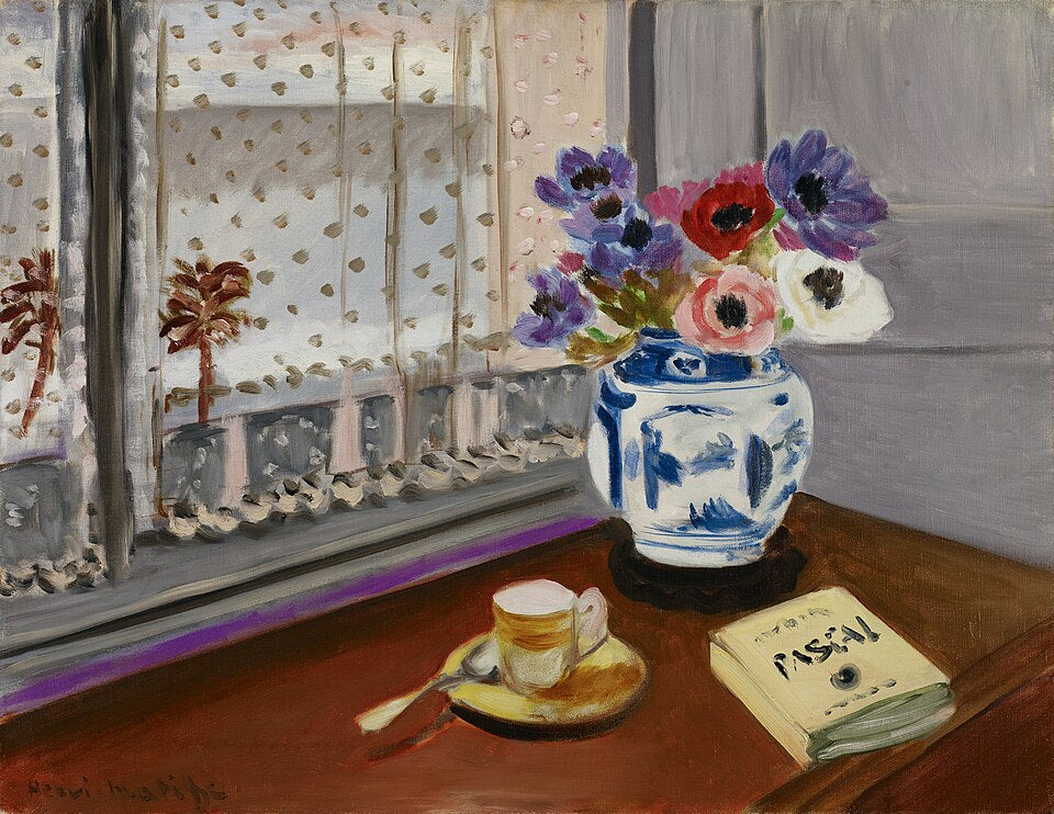 Henri Matisse Still Life with Pascal’s Pensees - Canvas Print
