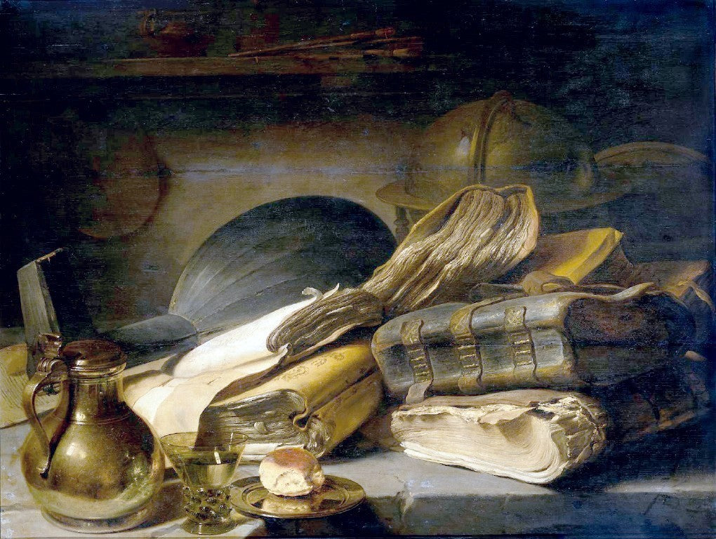 Jan Lievens Vanitas Still Life - Canvas Print