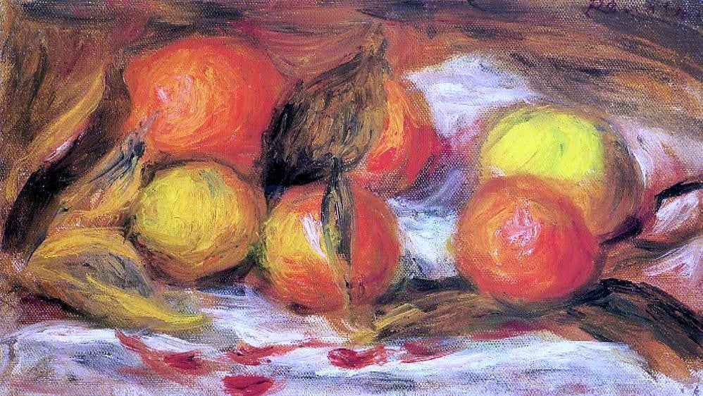 Pierre Auguste Renoir Still Life - Canvas Print