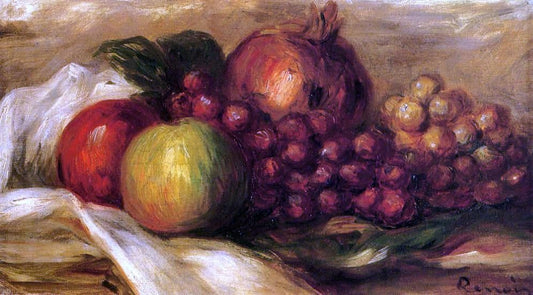 Pierre Auguste Renoir Still Life with Fruit - Canvas Print