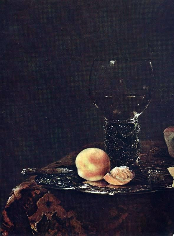 Willem Kalf Still-life (detail) - Canvas Print