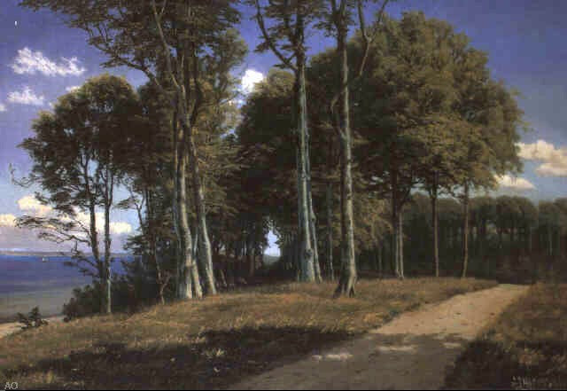 Agustin Lhardy Garrigues Paisaje Boscoso - Canvas Print