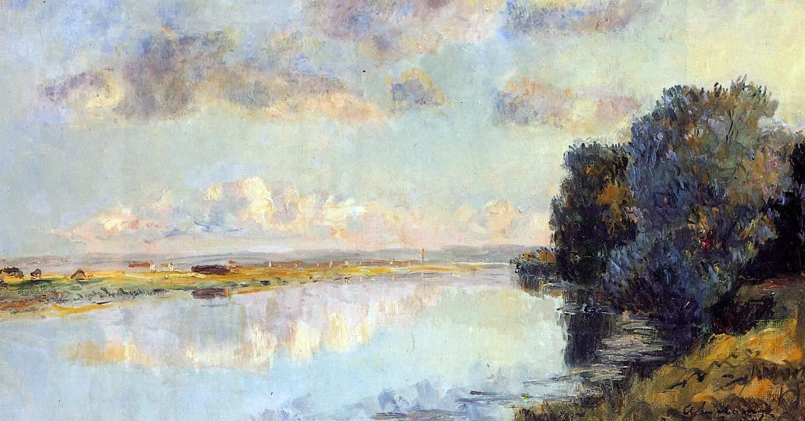 Albert Lebourg The Banks of the Seine at Maisons-Lafitte - Canvas Print