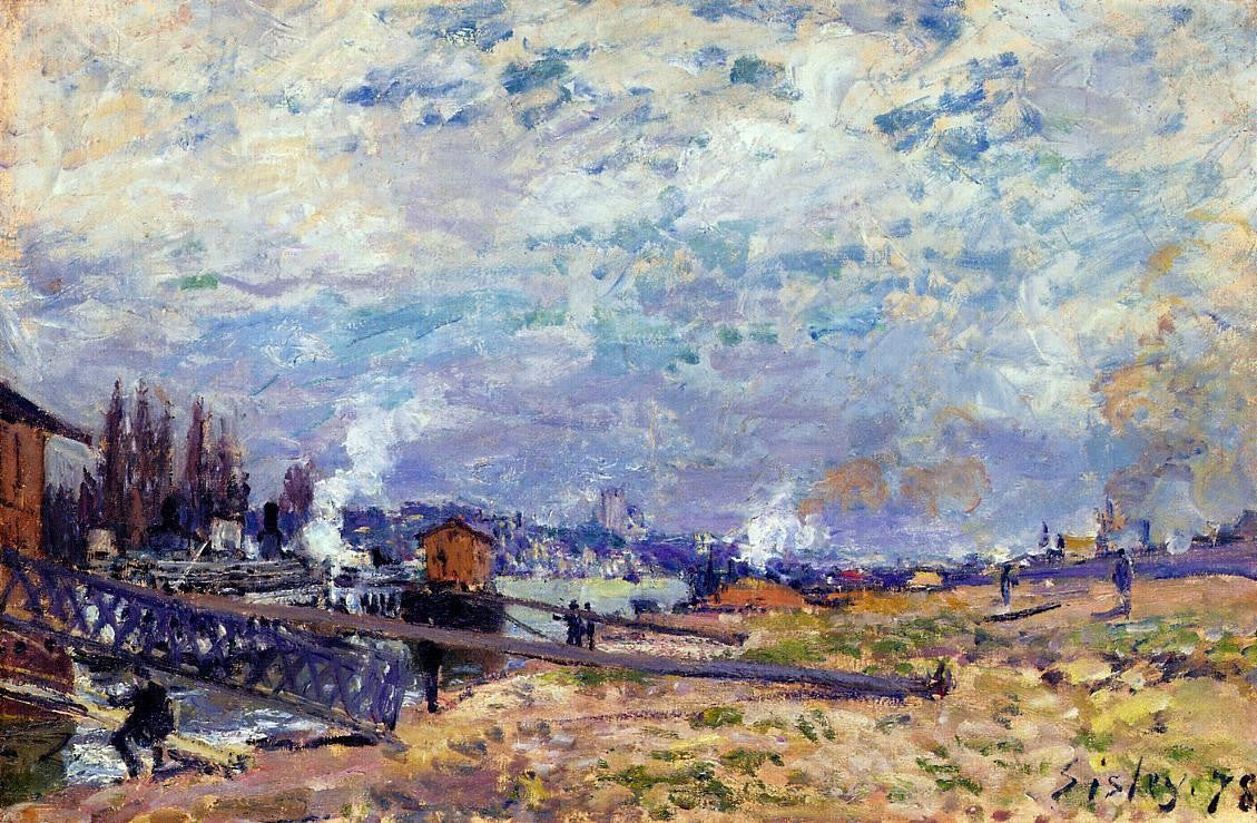 Alfred Sisley The Seine at Grenelle - Canvas Print