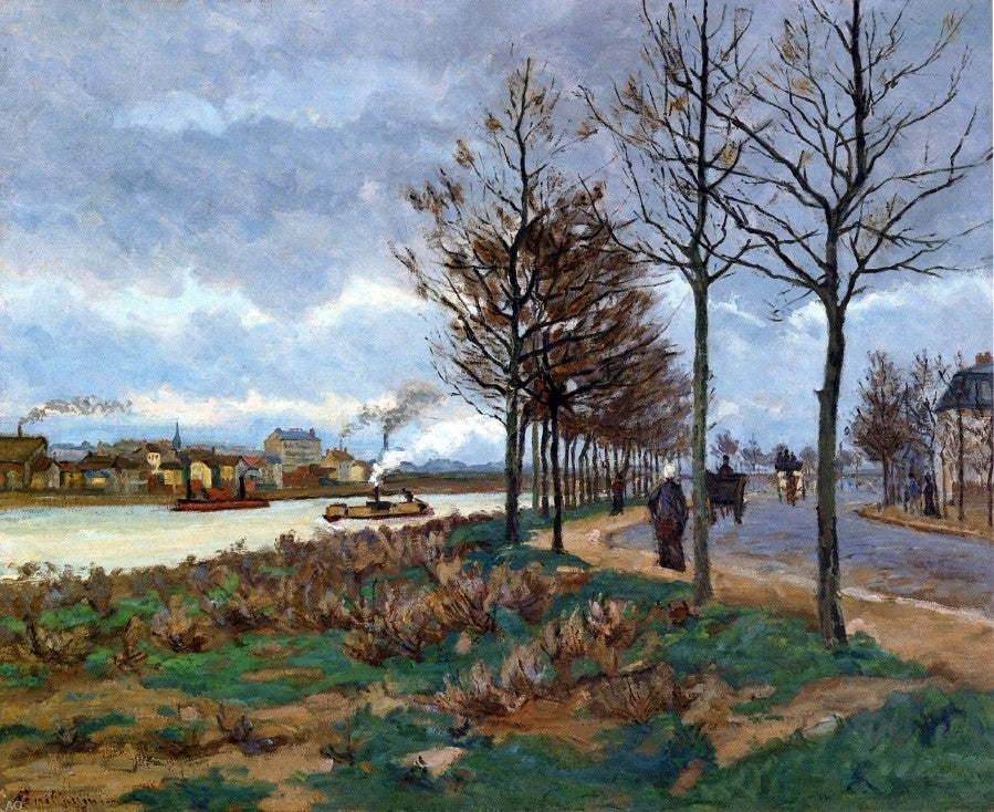 Armand Guillaumin The Seine - Canvas Print