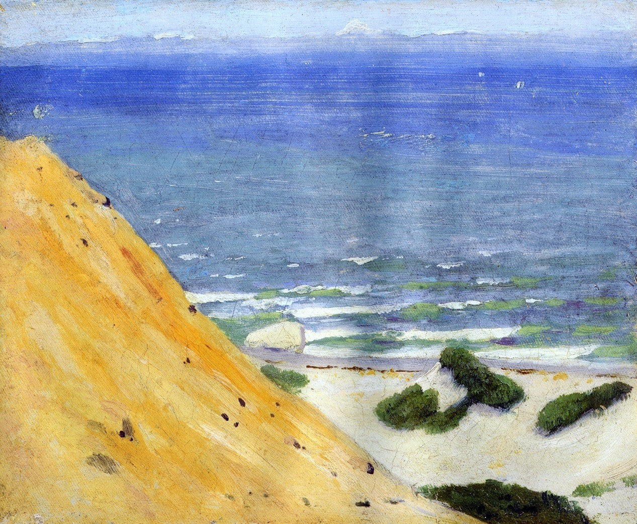 Arthur Wesley Dow Chalk Hills, Gay Head - Canvas Print