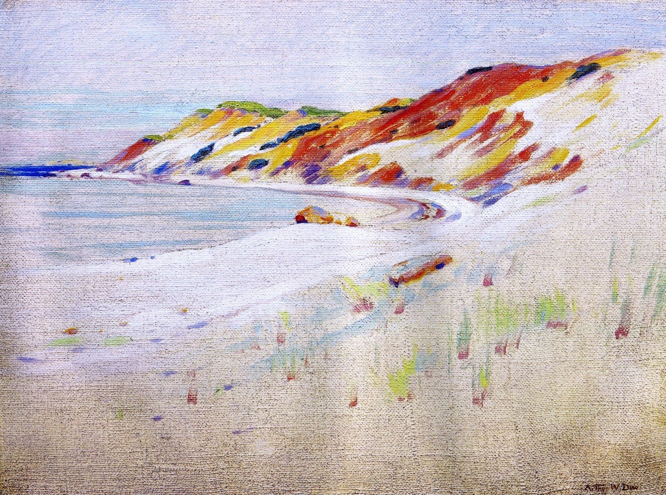 Arthur Wesley Dow Gay Head - Canvas Print