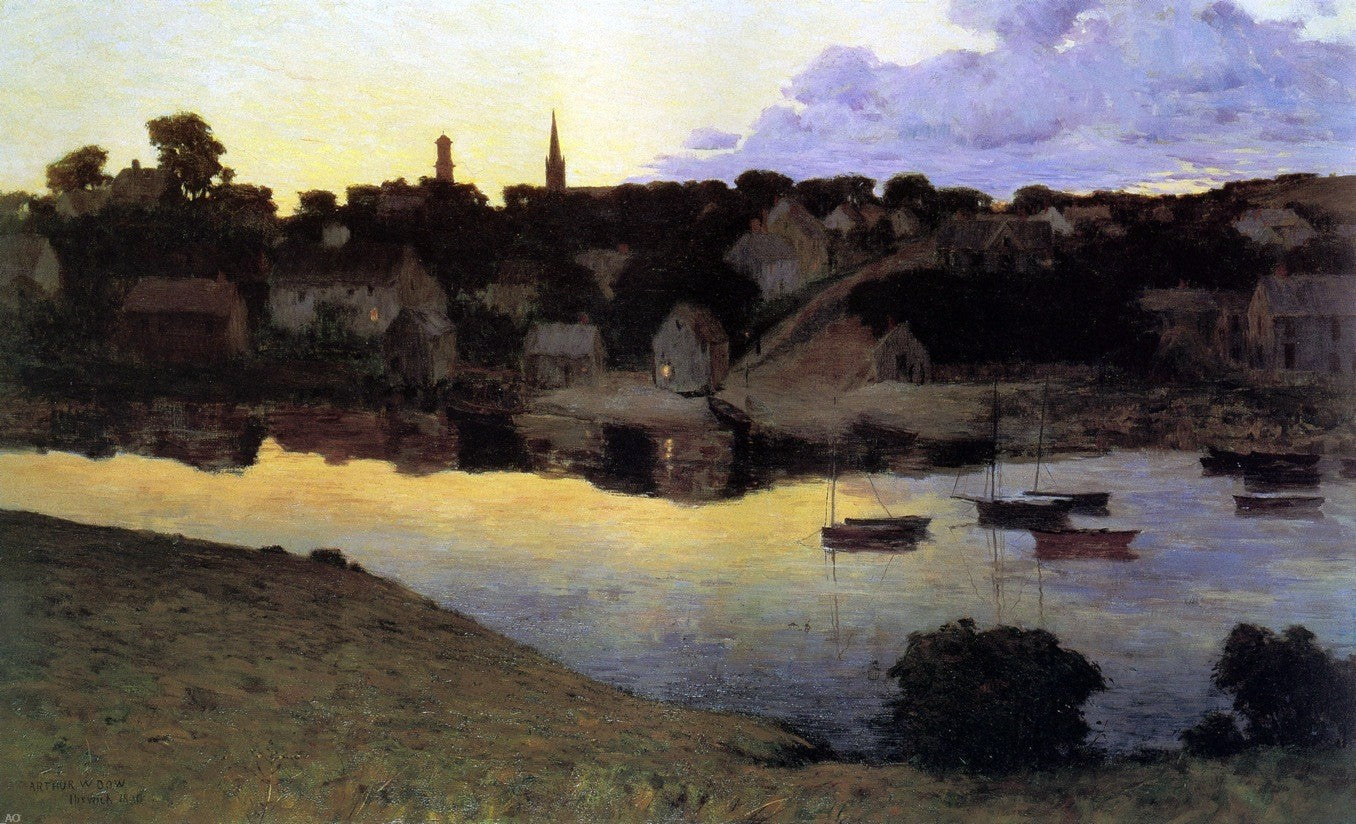 Arthur Wesley Dow Haystack in an Ipswich Marsh - Canvas Print