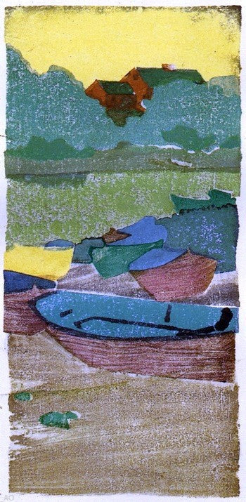 Arthur Wesley Dow The Blue Dragon - Canvas Print