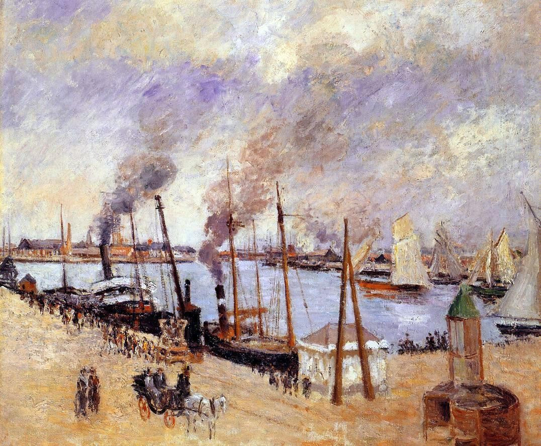 Camille Pissarro The Port of Le Havre - Canvas Print