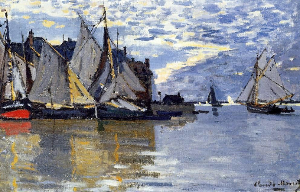 Claude Oscar Monet Sailboats - Canvas Print