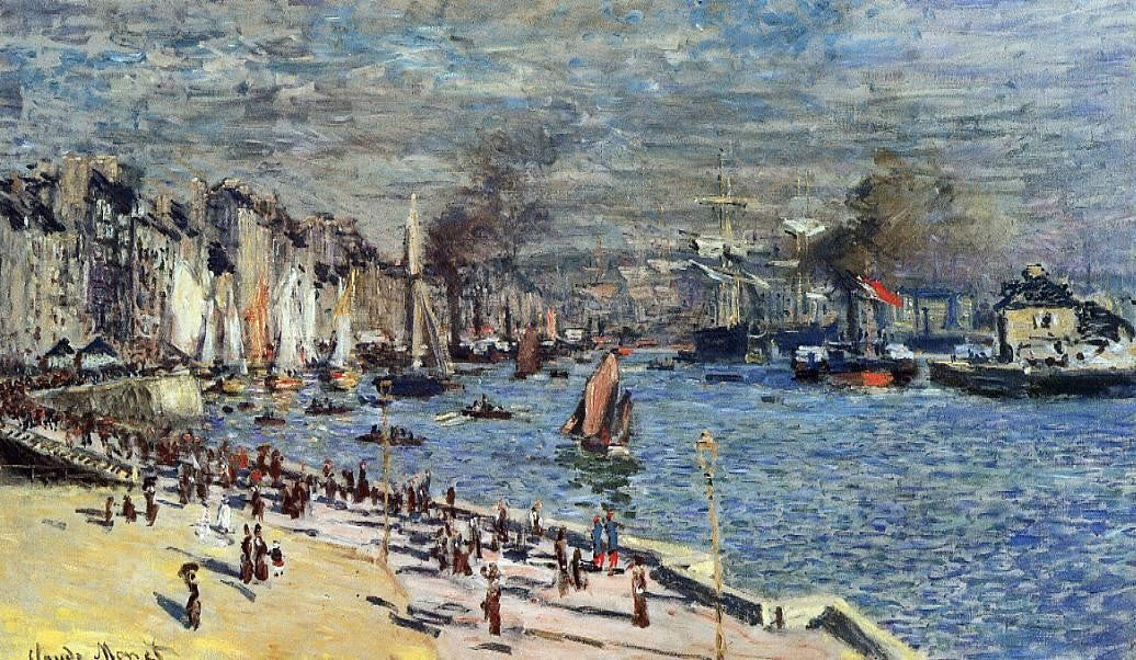 Claude Oscar Monet View of Rouen - Canvas Print