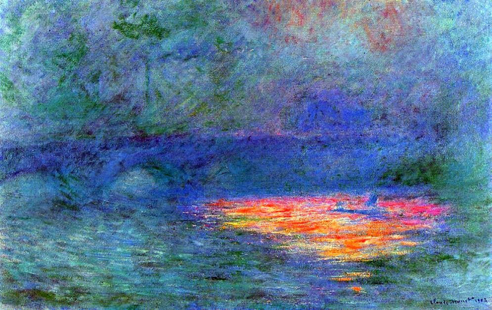 Claude Oscar Monet Waterloo Bridge, London - Canvas Print