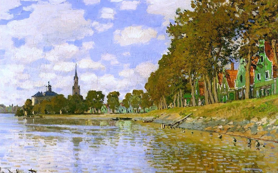 Claude Oscar Monet Zaandam - Canvas Print